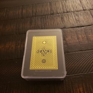 Brand new set of playing cards - stance